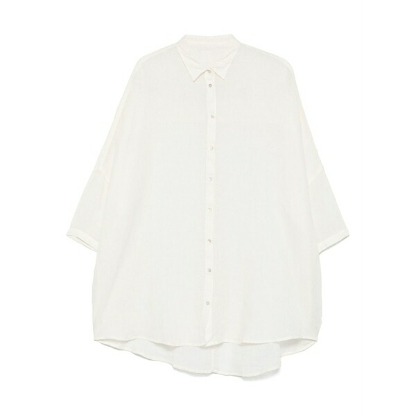 １２０％リノ レディース ティーシャツ トップス Linen shirt Neutrals
