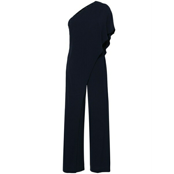 ラルフローレン レディース 衣裳 トップス Cape georgette one-shoulder jumpsuit Blue