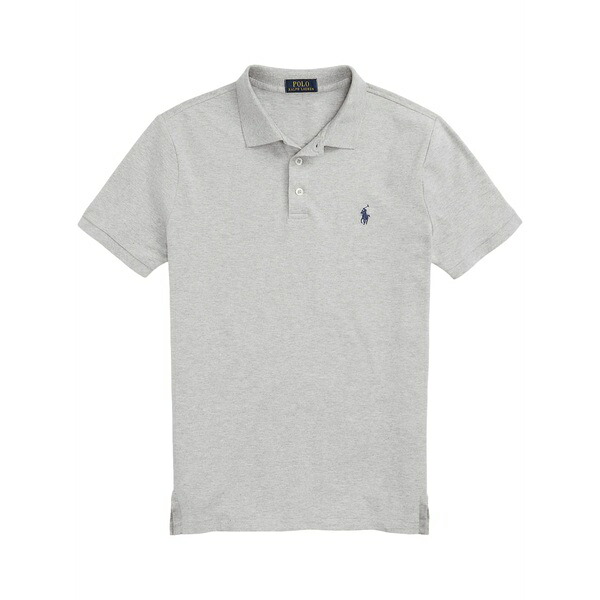 ラルフローレン メンズ スポーツシャツ トップス Polo pony-embroidered polo shirt Grey