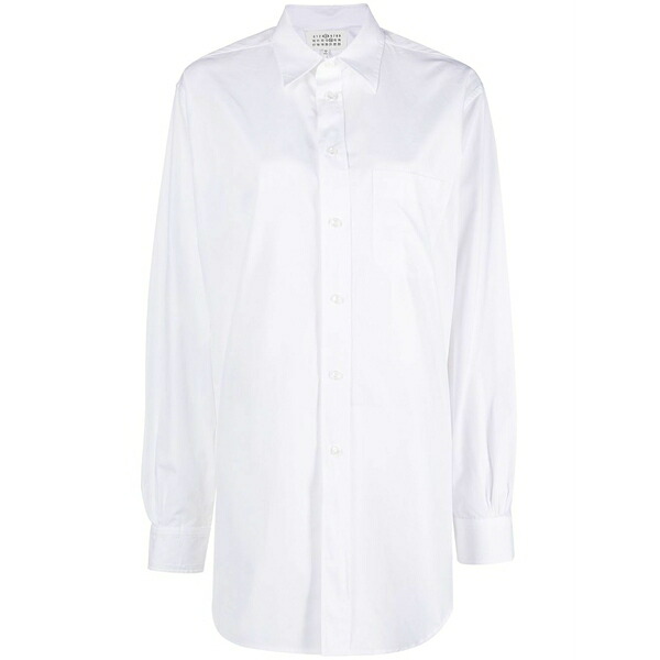マルタンマルジェラ レディース プルオーバー トップス Button-up shirt White