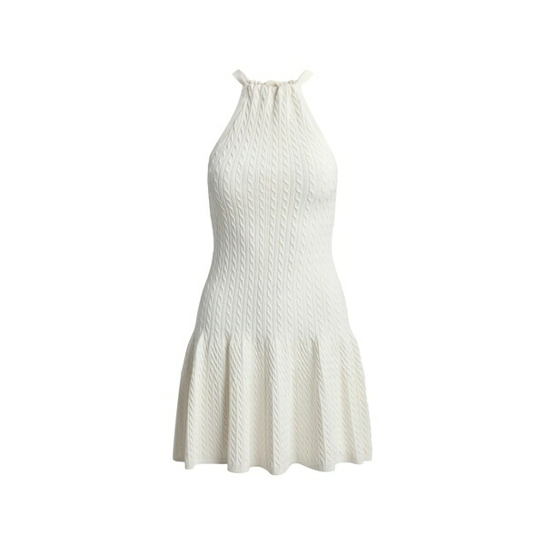 ラルフローレン レディース 衣裳 トップス Mini cable-knit halterneck dress Neutrals
