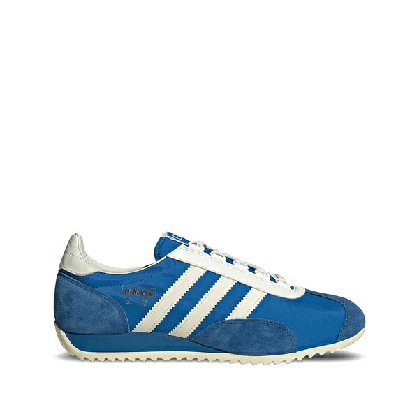 アディダス メンズ スニーカー シューズ Sl 72 three-stripe sneakers Blue
