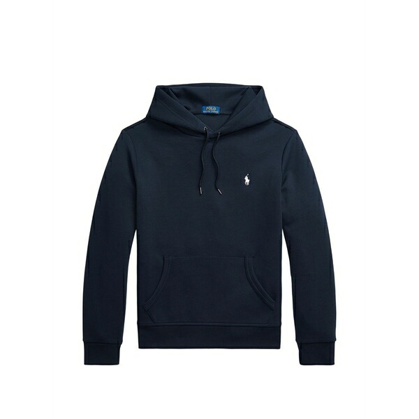 ラルフローレン メンズ パーカー・スウェットシャツ アウター Pony-detail drawstring hoodie Blue