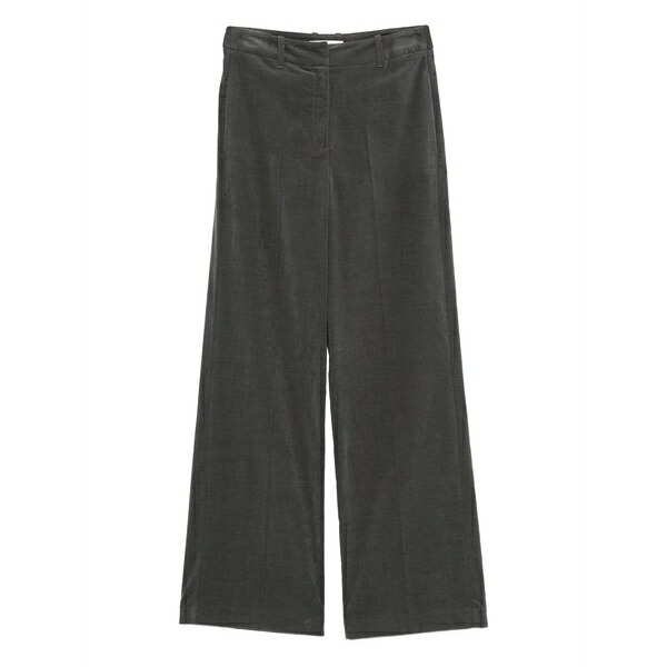 マルコポーロ レディース 心地好いズボン下 ボトムス Straight-leg trousers Grey