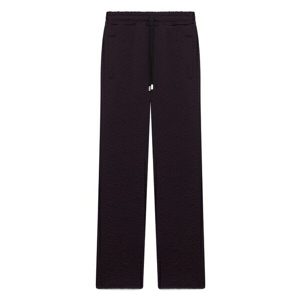 ジーシーディーエス レディース カジュアルパンツ ボトムス Monogram-jogger straight trousers Red｜asty