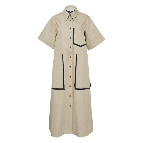 リーマシュー レディース 衣裳 トップス Henry shirt MIDI dress Neutrals
