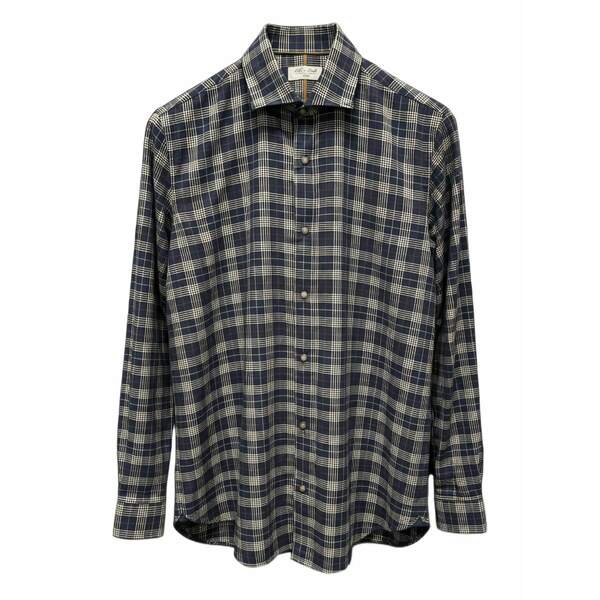 アリー ドックス 963 メンズ プルオーバー トップス Checked shirt Blue