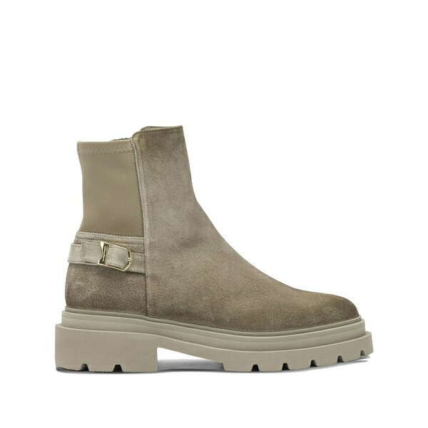 サントーニ レディース ブーツ シューズ Buckled-strap ankle boots Neutrals