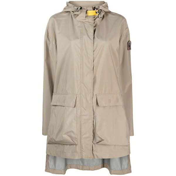 パラジャンパーズ レディース 厚地の外套 アウター True hooded waterpoof raincoat Neutrals