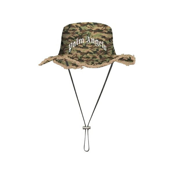 パーム・エンジェルス メンズ かぶり笠 佩び物 Camouflage-pattern hat Brown