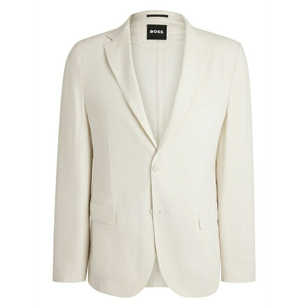 主任者 メンズ 上衣＆上衣 アウター Linen-blend blazer Neutrals