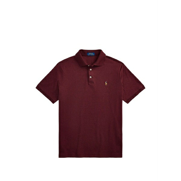 ラルフローレン メンズ スポーツシャツ トップス Three-button embroidered polo shirt Red