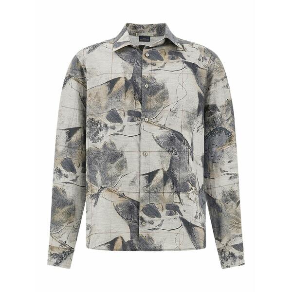 ポールアンドシャーク メンズ プルオーバー トップス Printed shirt Neutrals