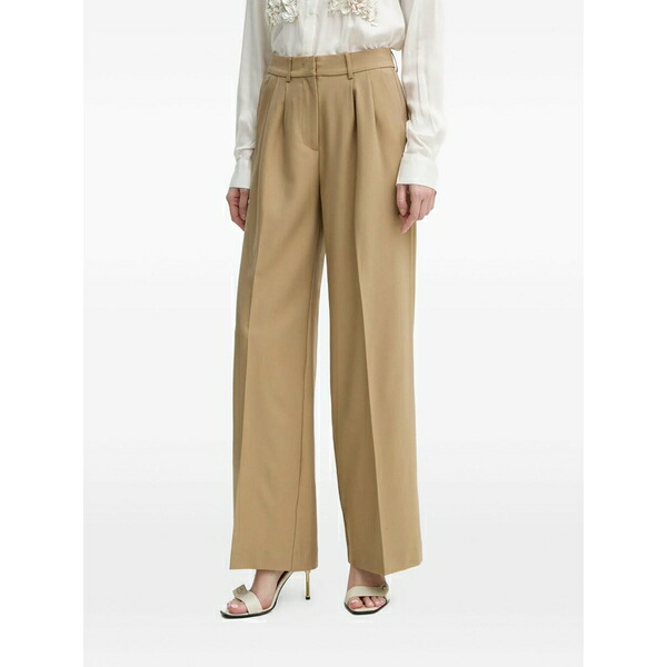 デイ・ビルゲール・エ・ミッケルセン レディース 心地よいズボン下 ボトムス Pleated trousers Neutrals