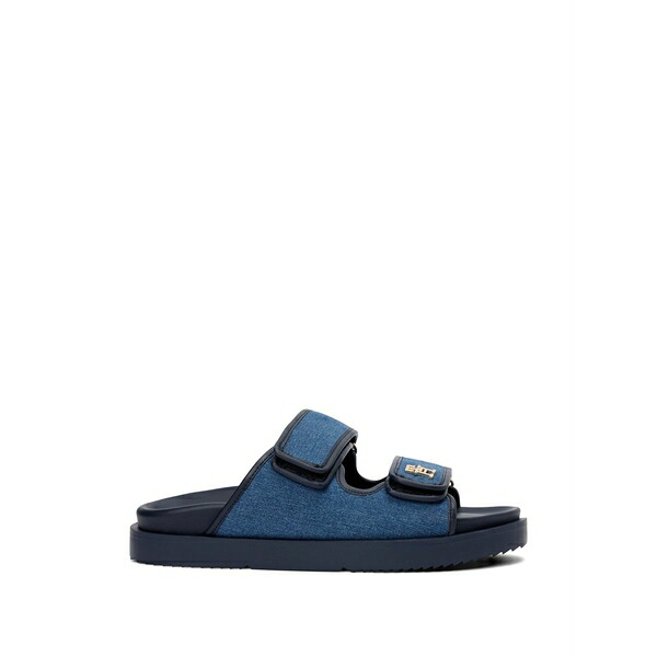 トミー ヒルフィガー レディース サンダル シューズ Strap logo sandals Blue
