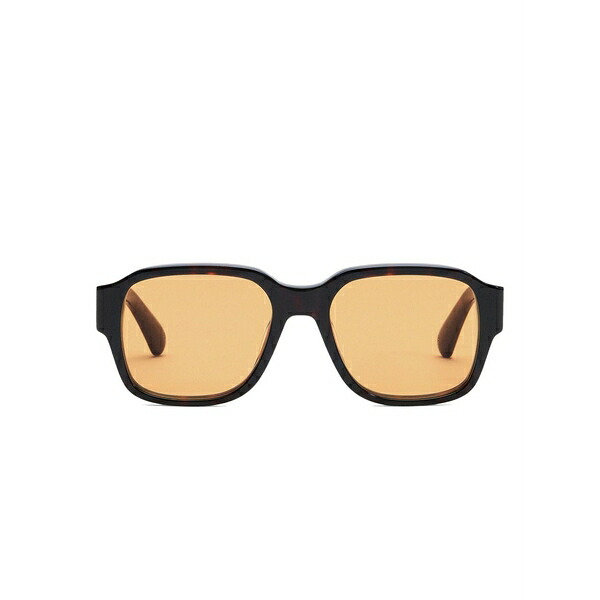 意中の女 メンズ サングラス・アイウェア 添え物 75006 square-frame sunglasses Brown