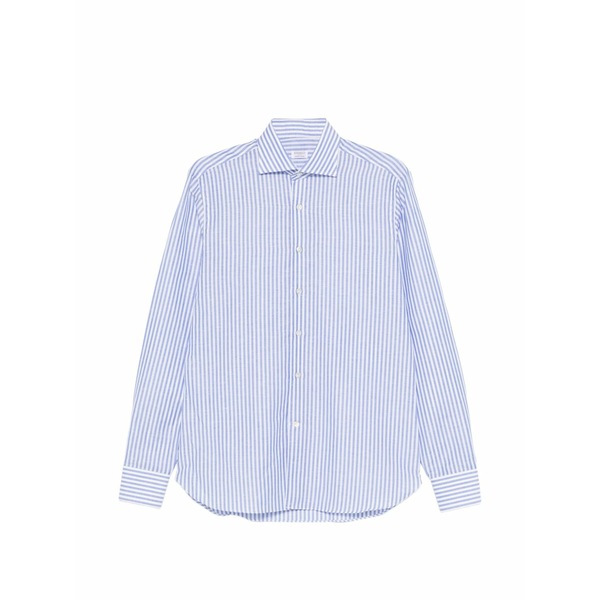 ボリエッロ メンズ プルオーバー トップス Striped shirt Blue