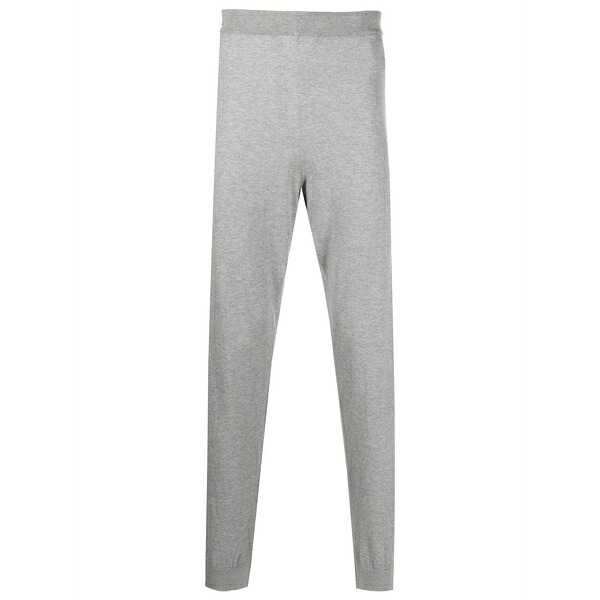 コルネリアーニ メンズ 心地好いズボン下 ボトムス Fine-knit track pants Grey