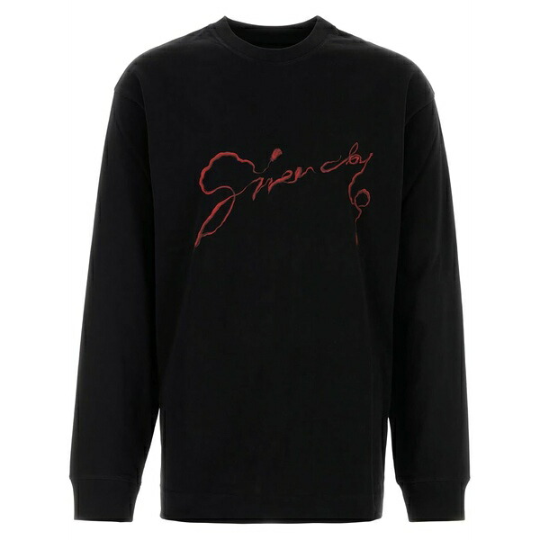 ジバンシー メンズ ティーシャツ トップス Logo-print t-shirt Black