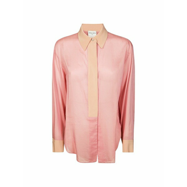 フォルテ フォルテ レディース プルオーバー トップス Collared shirt Pink