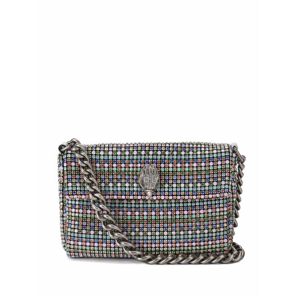 カートジェイガー レディース ショルダーバッグ 御徒面子 Crystal-embellished cross body bag Blue