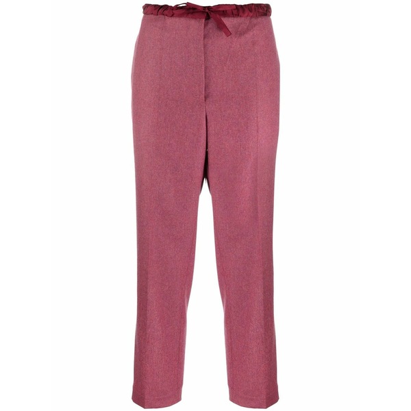 ジル・サンダー レディース 心地よいズボン下 ボトムス Cropped wool trousers  Pink