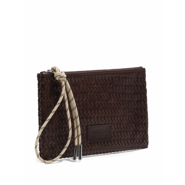 ビンバ イ ローラ レディース 紙入れ 付属品 Woven zip wallet Brown