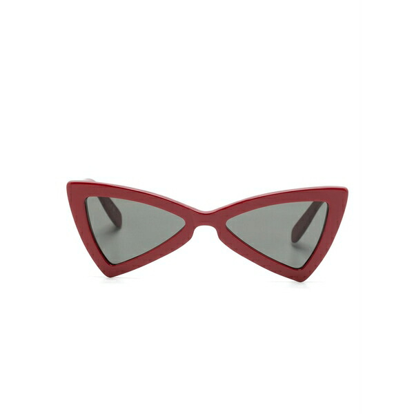 サンローラン アイウェア レディース 黒眼鏡＆アイウェア 佩び物 Geometric-frame sunglasses Red