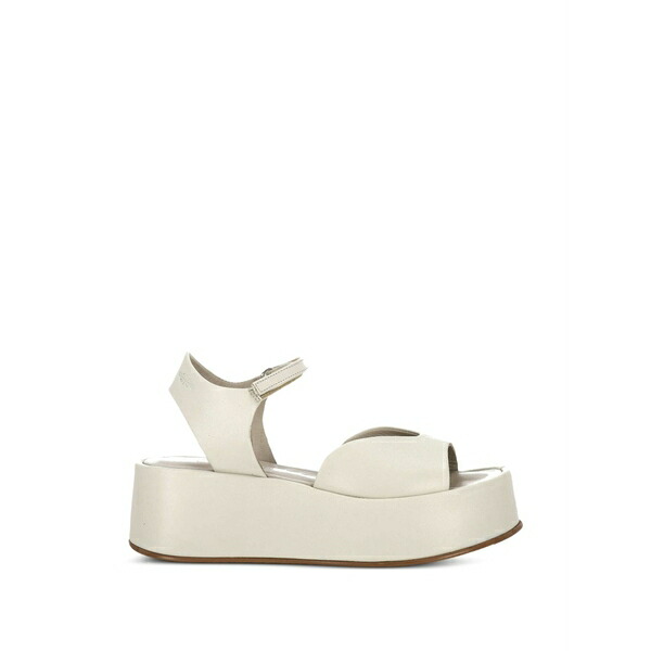 パトリツィア ボンファンティ レディース サンダル シューズ Jessy platform touch-strap sandals White