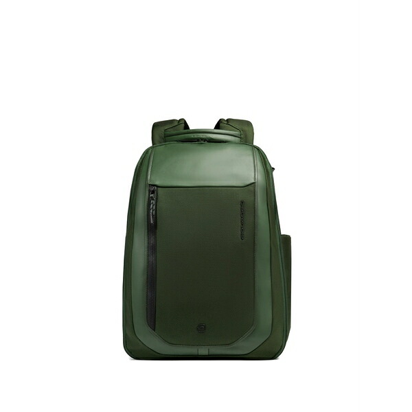 ピークアドロ  メンズ うしろ側容器に並べる・背嚢 御徒面子 Textured laptop backpack Green