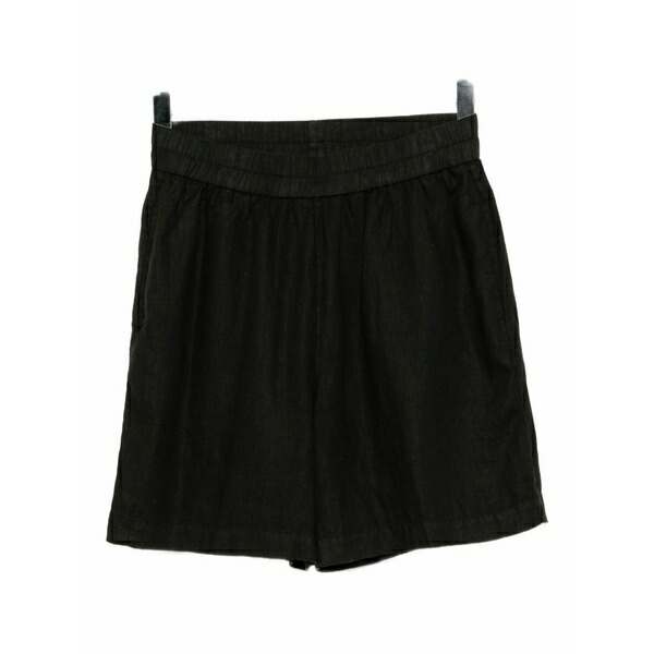 ジェームス 蝦蟇口 レディース 心地好いズボン下 ボトムス Linen shorts Black