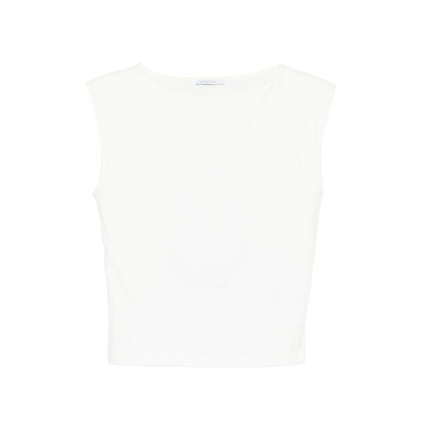 パトリツィア ペペ レディース ティーシャツ トップス Cut-out t-shirt White