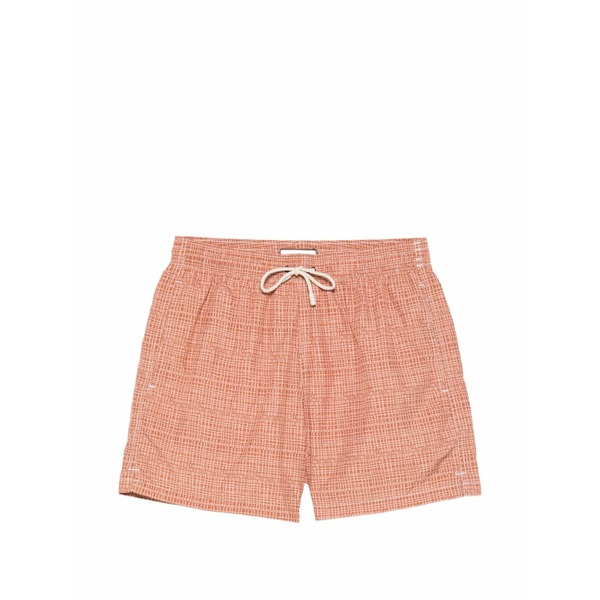 カナーリ メンズ 心地よいズボン下 ボトムス Textured swim shorts Brown