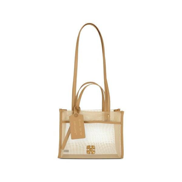 象牙色 レディース トートバッグ 御徒面子 Arrows mesh tote bag Neutrals