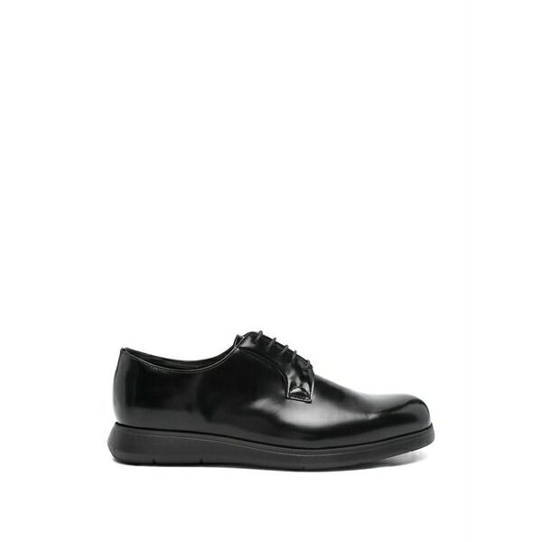 教会堂 メンズ 御召しものシューズ シューズ Lace-up derby shoes Black