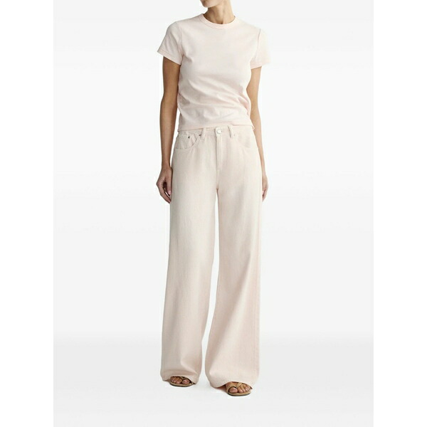ディーエル1961 レディース ジーンズズボン下 ボトムス Alex baggy wide-leg jeans Pink
