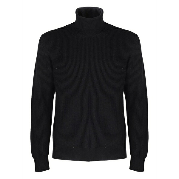 アルテア メンズ 編み物\u0026プルオーバー アウター Ribbed turtleneck jumper Blue