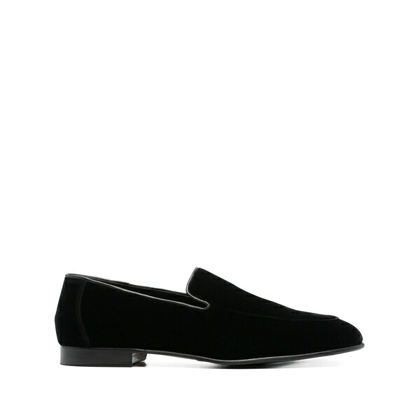 カナーリ メンズ サンダル シューズ Velvet slippers Black