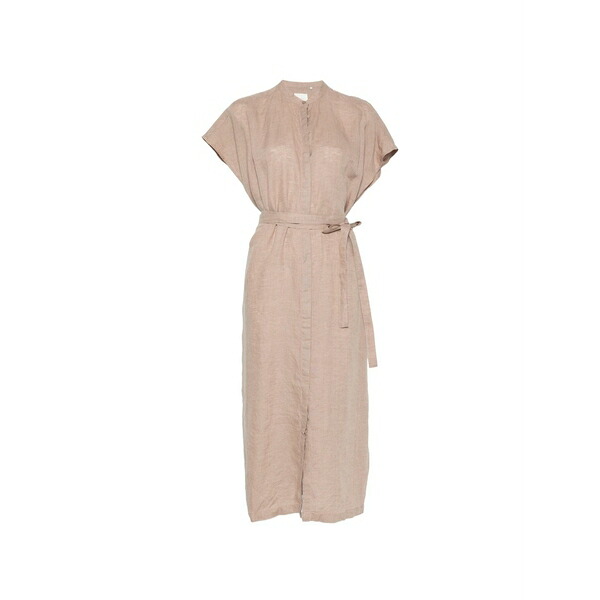 ザカス  レディース 衣裳 トップス Nico belted cap-sleeve MIDI dress Neutrals