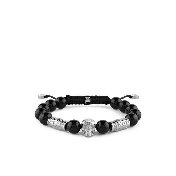 フィリップ飾り気の無い メンズ ブレスレット・バングル・アンクレット 添え物 Elite stainless-steel bracelet Silver