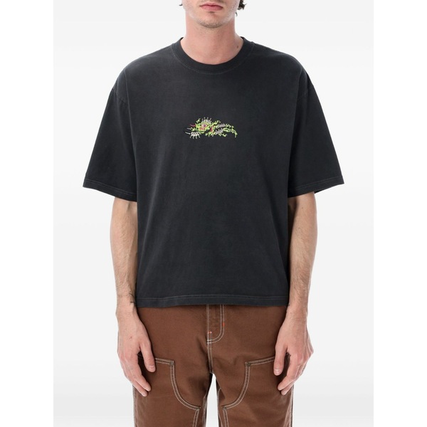 バンズ メンズ ティーシャツ トップス Wreckpack claw peace graphic-print crew-neck t-shirt Black