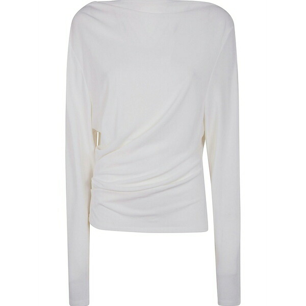 ジャクエムス レディース カットソー トップス Open-back top  White