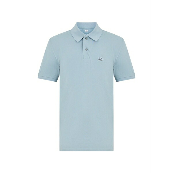 シーピーカンパニー メンズ スポーツシャツ トップス Short-sleeve polo shirt Blue