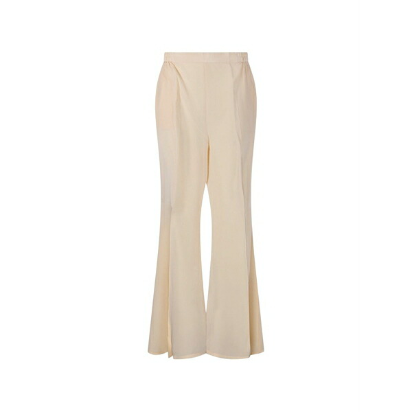 メドモワゼル レディース 心地よいズボン下 ボトムス Flared trousers Neutrals