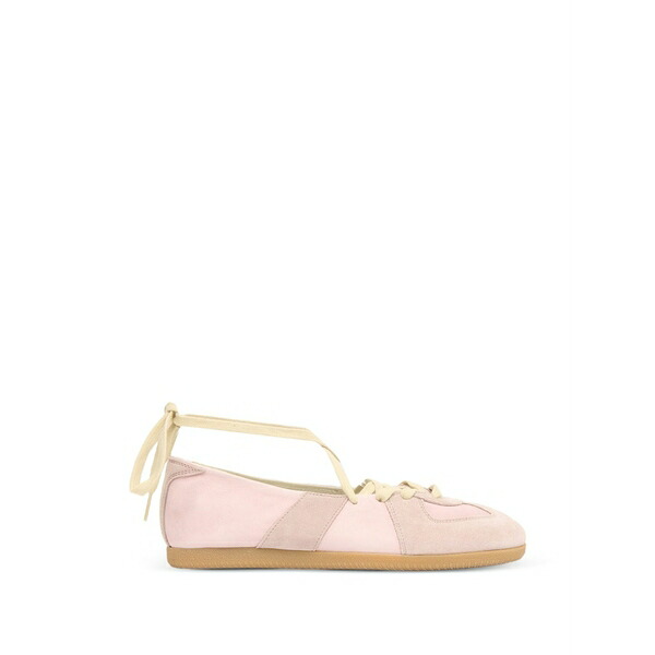 マルタンマルジェラ レディース スニーカー シューズ Replica panelled leather sneakers Pink｜asty
