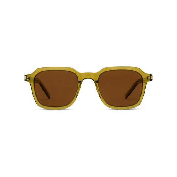 サンローラン アイウェア メンズ サングラス・アイウェア 佩び物 Logo-print sunglasses  Green