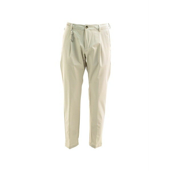 ポールアンドシャーク メンズ 心地好いズボン下 ボトムス Pleated trousers Neutrals