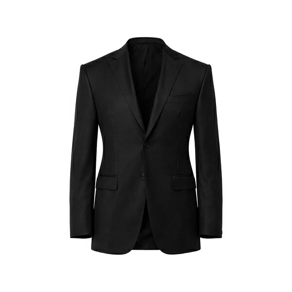 コルネリアーニ メンズ 上衣＆上衣 アウター Single-breasted notch-lapel blazer Black