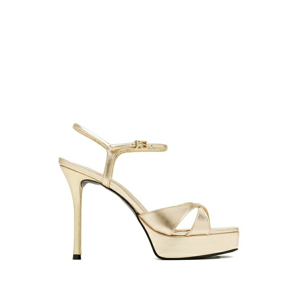 シュッツ レディース サンダル シューズ Maxine platform heeled sandals Gold