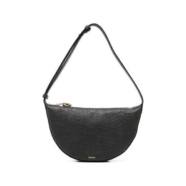 ジョセフ レディース ショルダーバッグ 御徒面子 Bean pebbled leather shoulder bag Brown